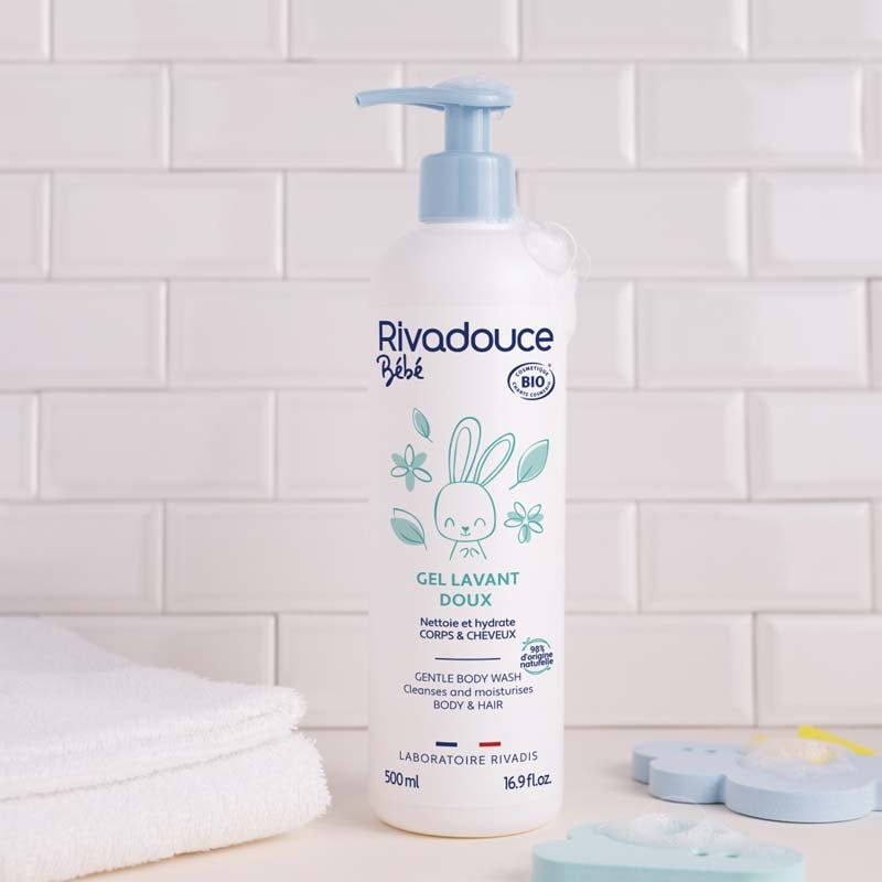 Gels lavants bio - Corps & cheveux - Bébé - 2 x 500ml