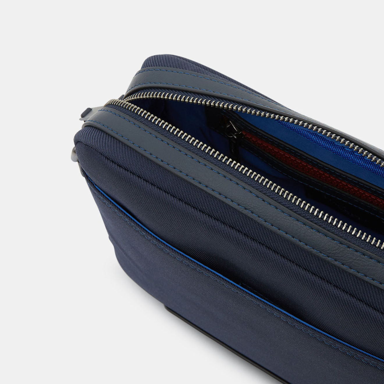 Hackett London Sac Besace bleu moyen - 27x19x7 cm