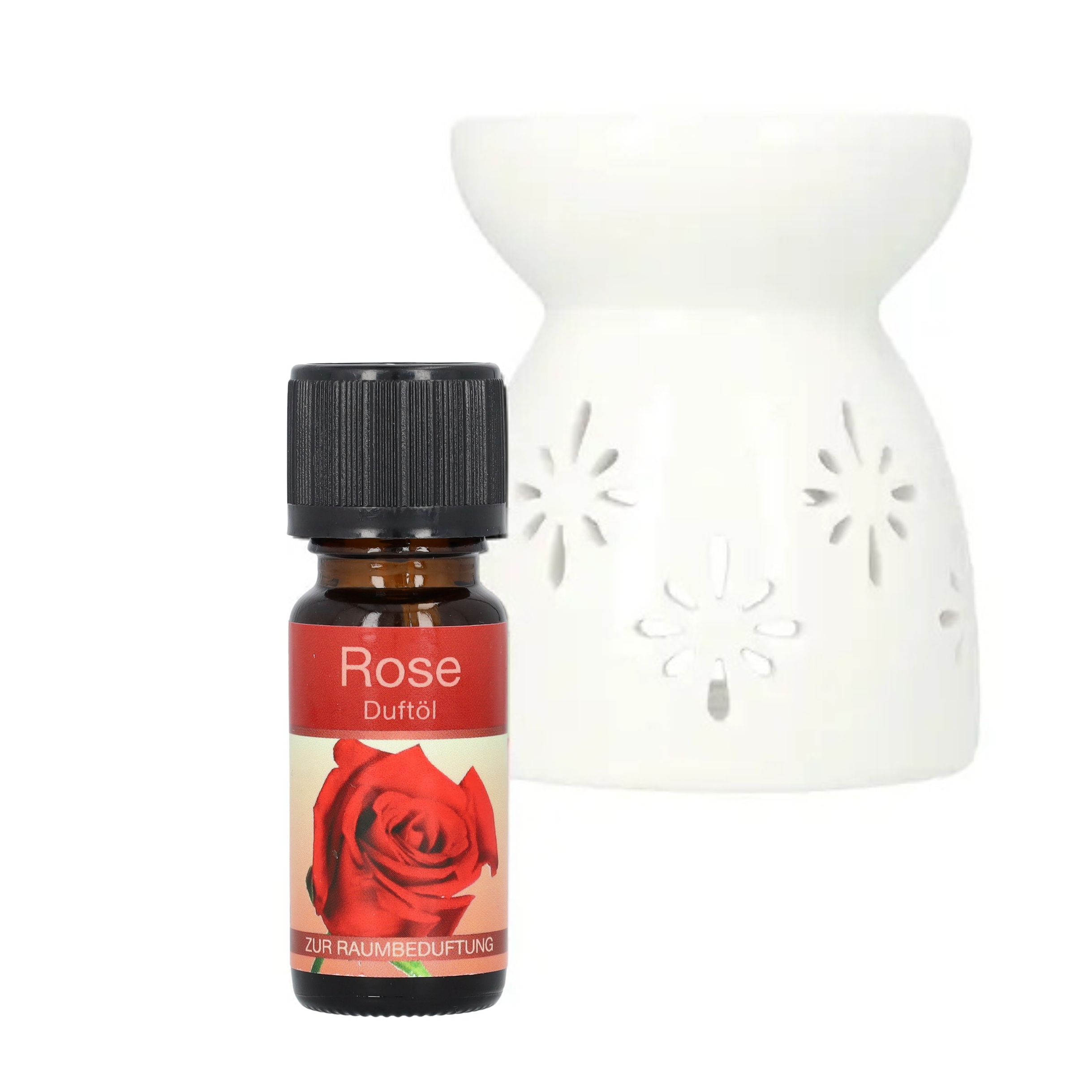 (10ml) Raum Duftöl Aroma Öl für Diffuser / Duftlampen / Duftsteine (64295) - Rose