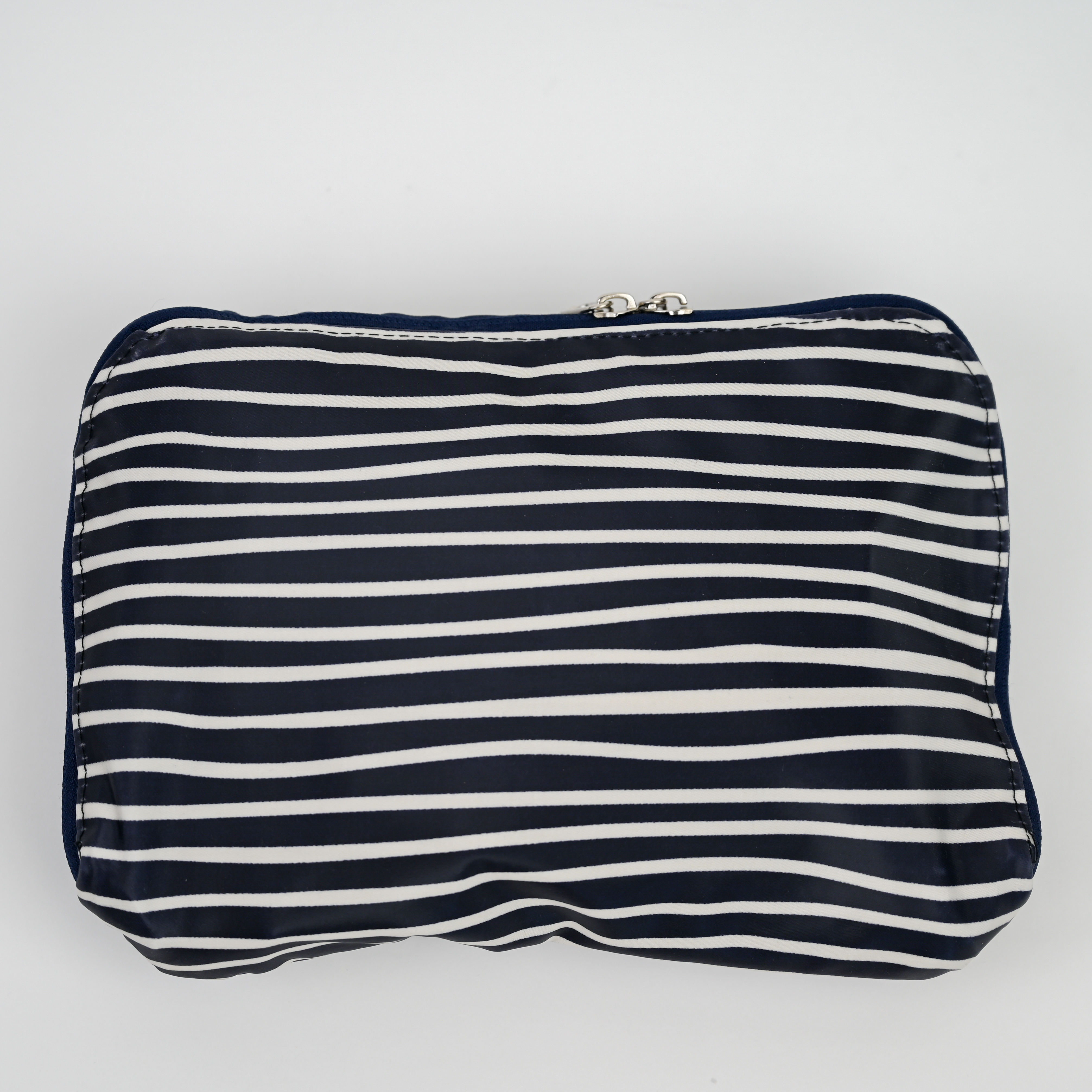 Sac À Dos Pliable Gaby Rayé Ivoire Marine
