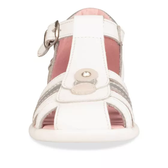 Sandales BLANC NINI & GIRLS CUIR