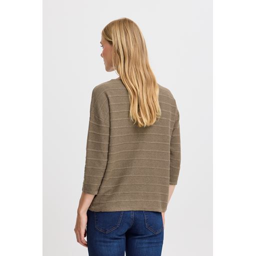 Fransa Sinne Striktrøje, Walnut, L