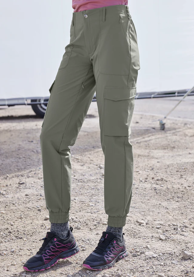 Vivance active Trekkinghose  sportlicher Cargo Jogger mit praktischen Taschen