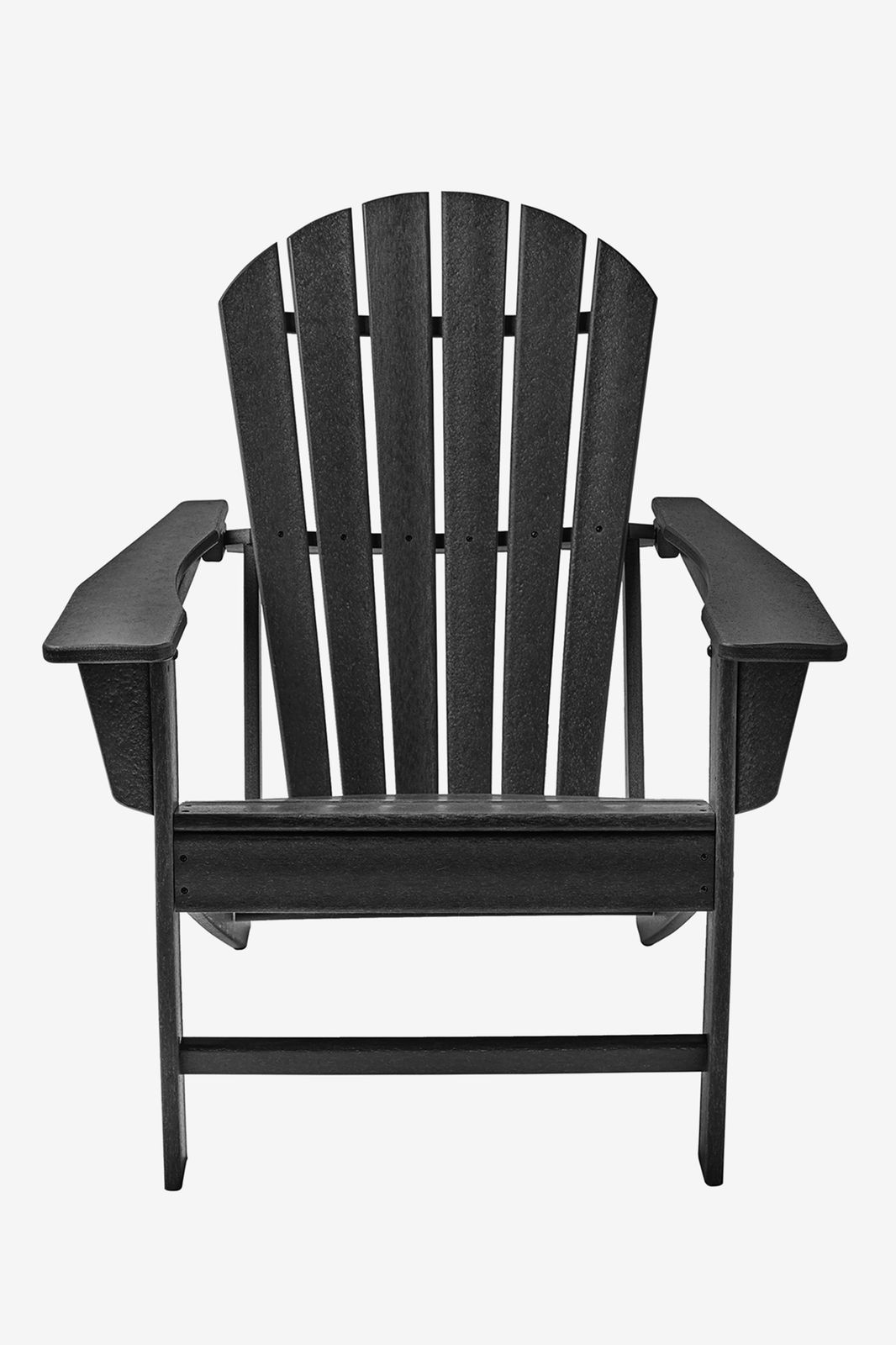 Zwarte fanback chair