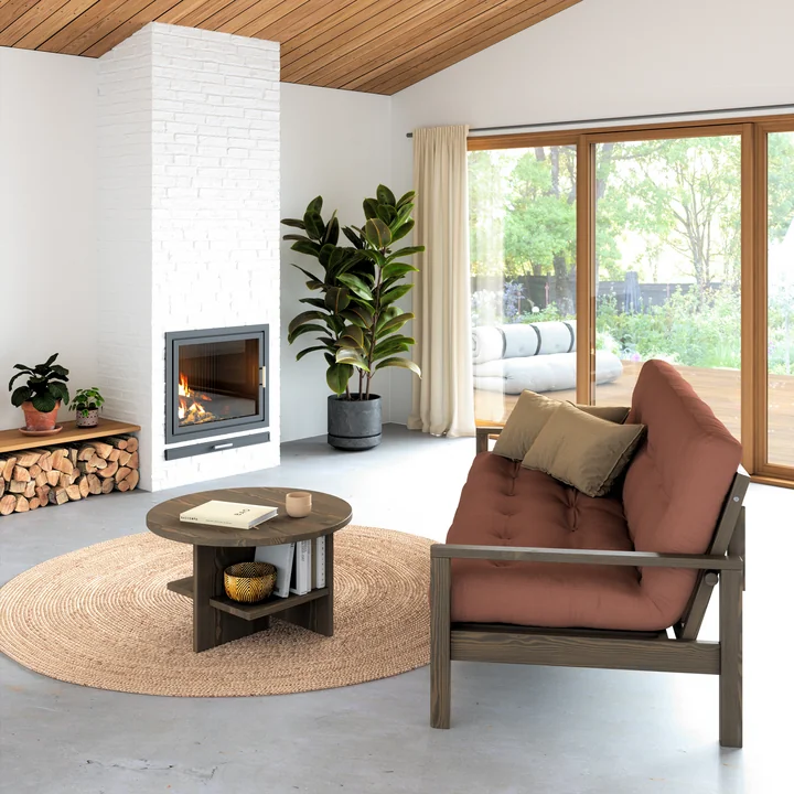 Karup Design - Grab Sofa, Kiefer carobbraun / honey (514)