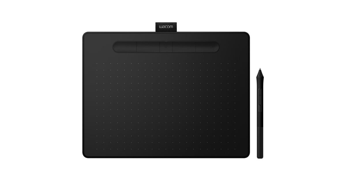 WacomIntuos M Bluetooth tekentablet  (Zwart, Medium )