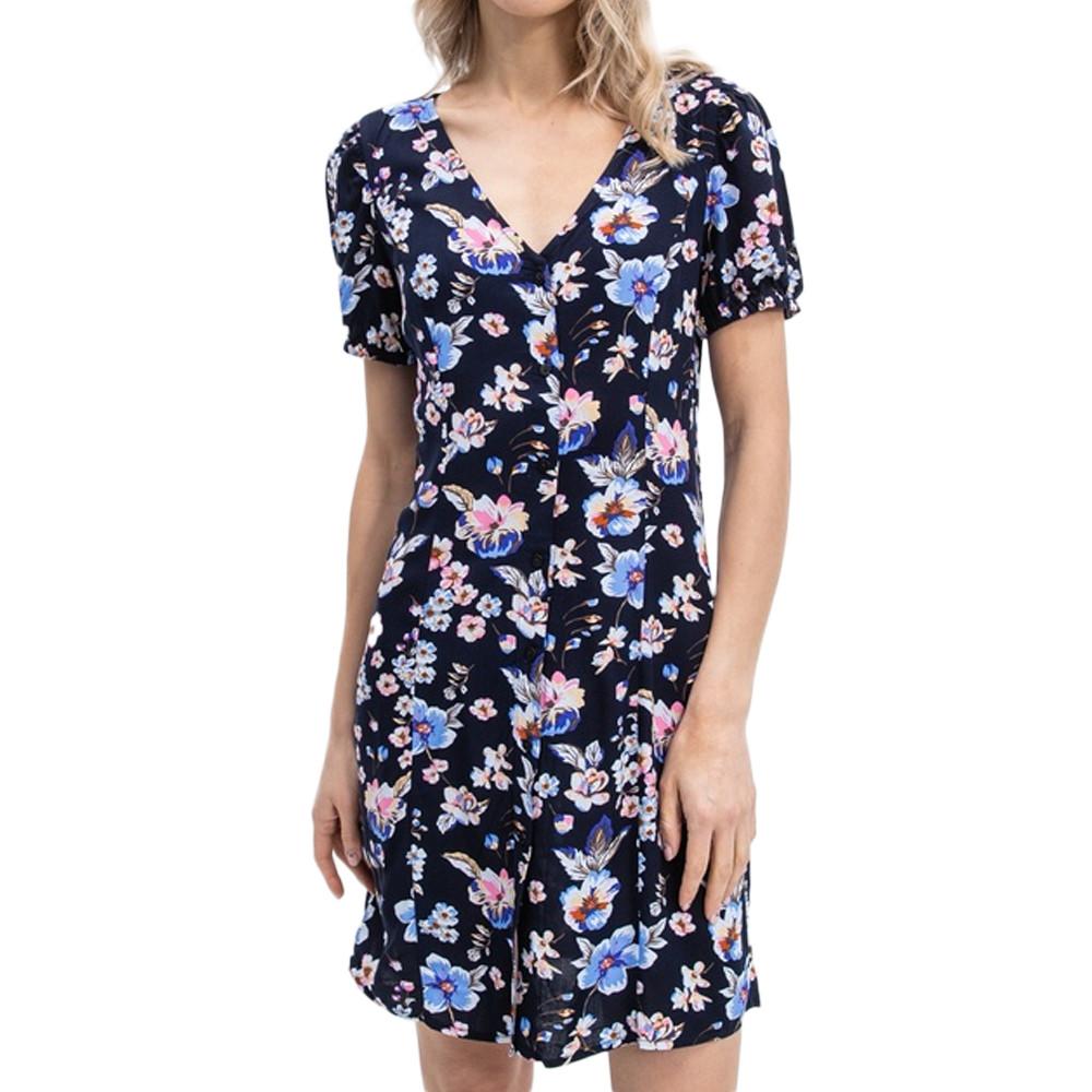 Only Robe Bleu à fleurs Femme Only Nova
