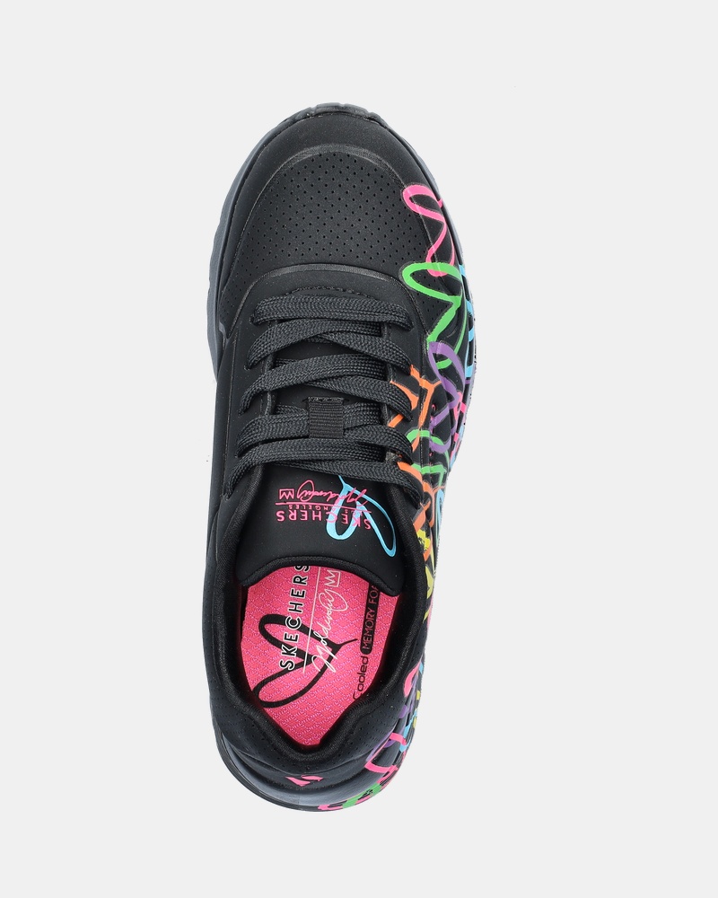 Skechers Uno Lite Lage sneakers  - zwart