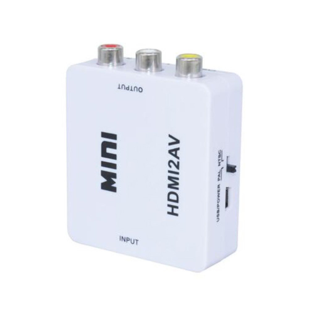 HDMI 1080P auf Cinch RCA CVBS AV Konverter Adapter für TV / PC / Sony PlayStation PS3 / DVD