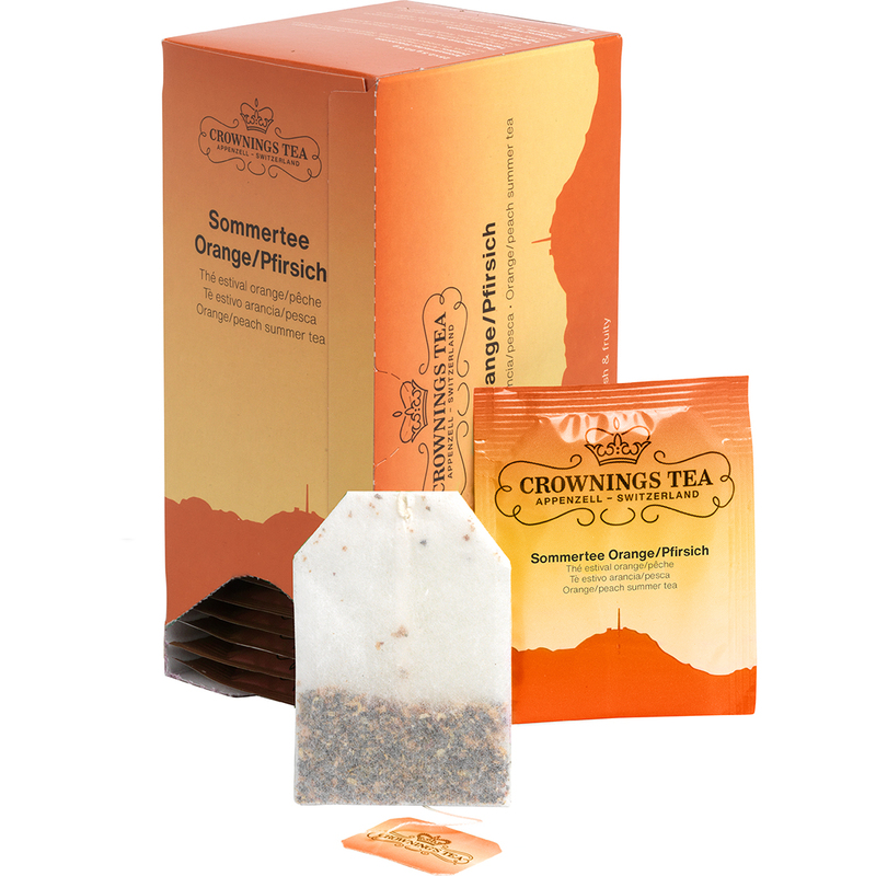 Crowning's Tee Orange/Pfirsich Sommer, 2.5 g, 25 Stück