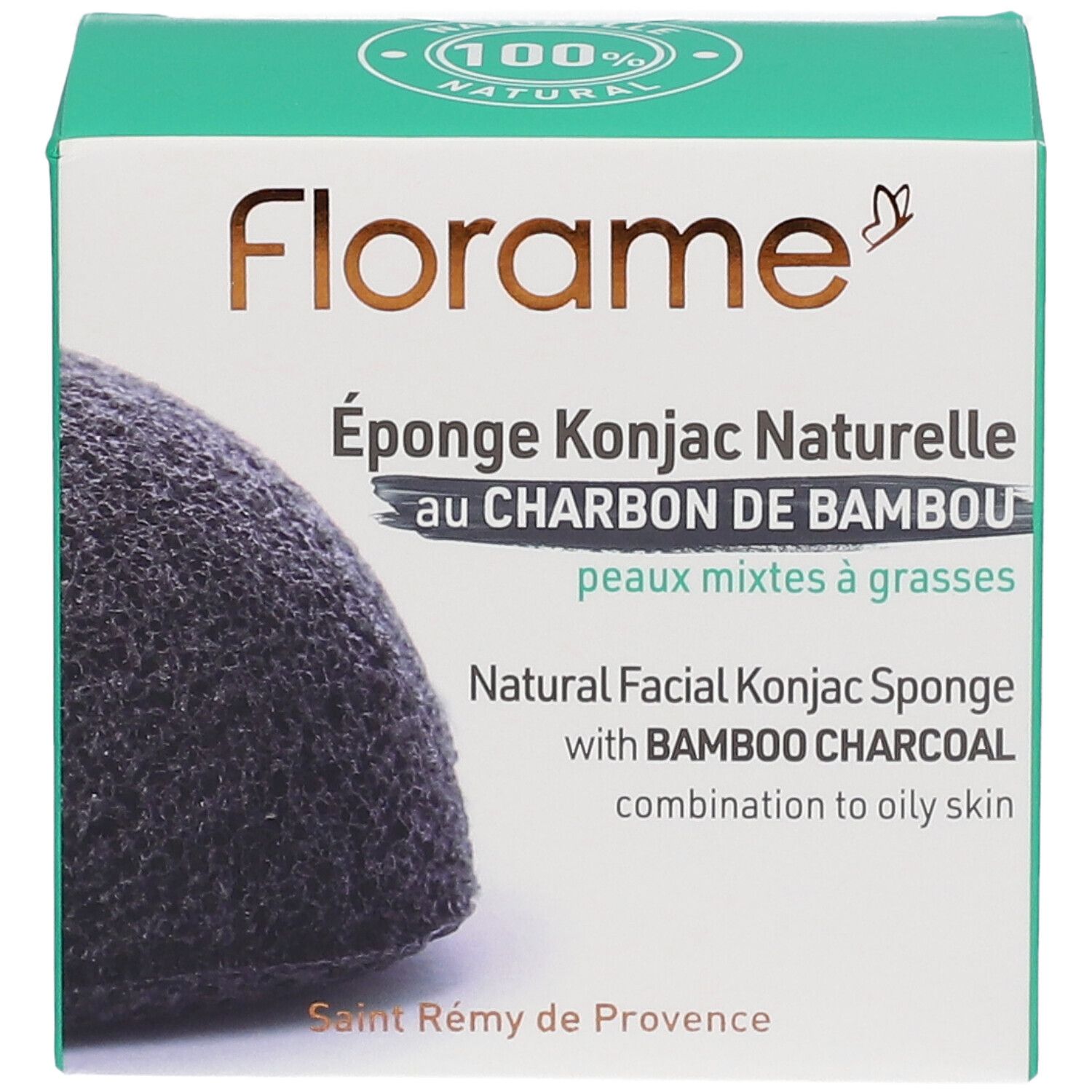 Florame Konjac-Schwamm mit Bambuskohle