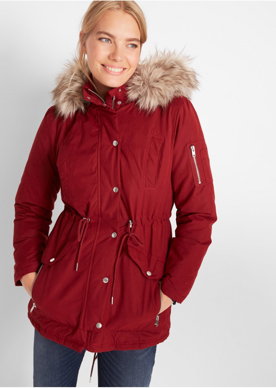 Parka chaude, doublée