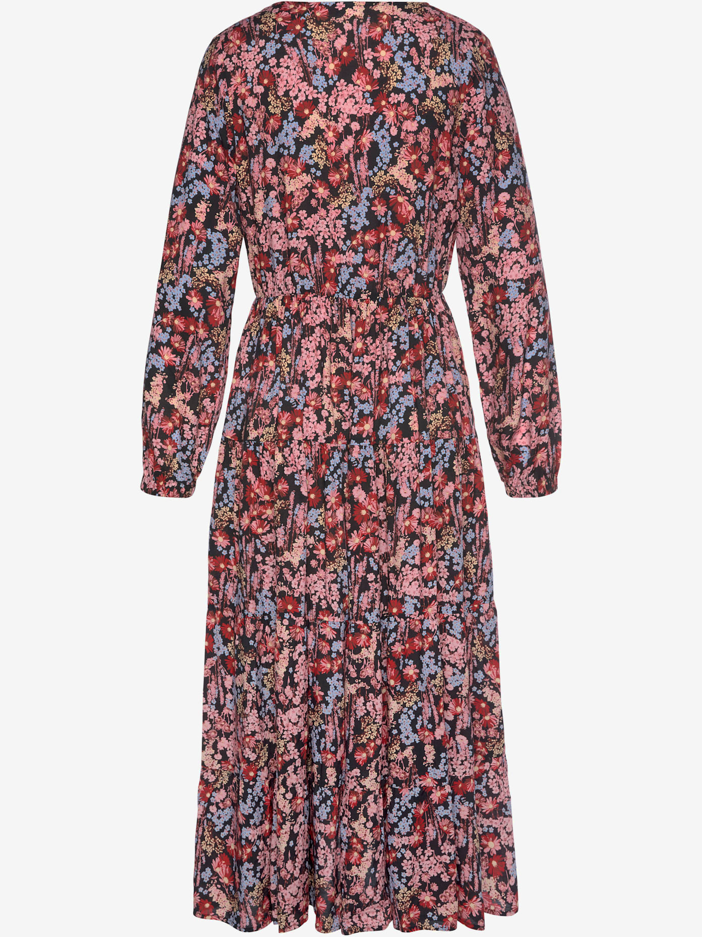 Robe longue encolure en v
