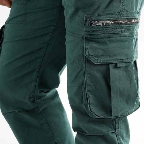 Pantalon Cargo 0372 Vert Bouteille