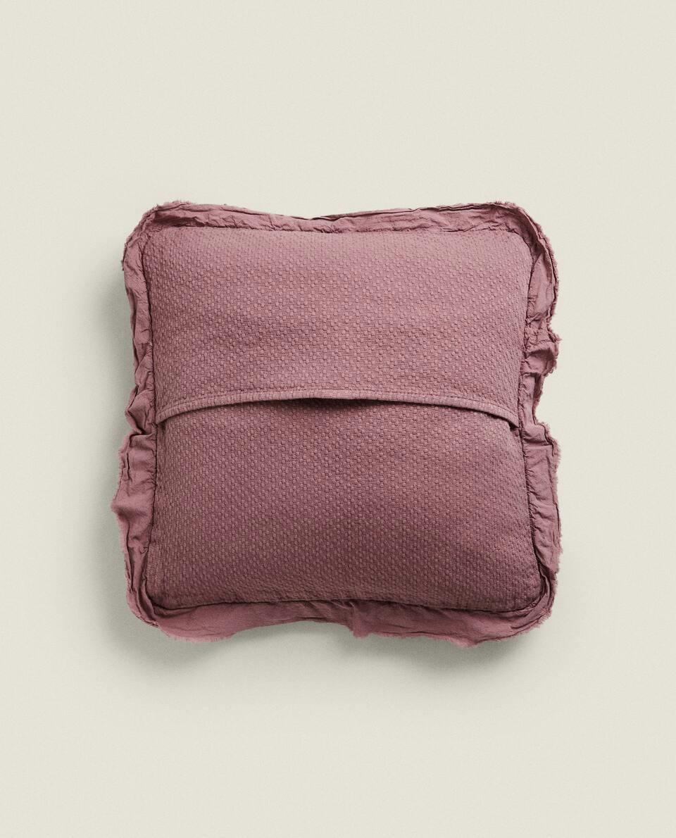 CAPA DE ALMOFADA INFANTIL EM CROCHÊ JACQUARD