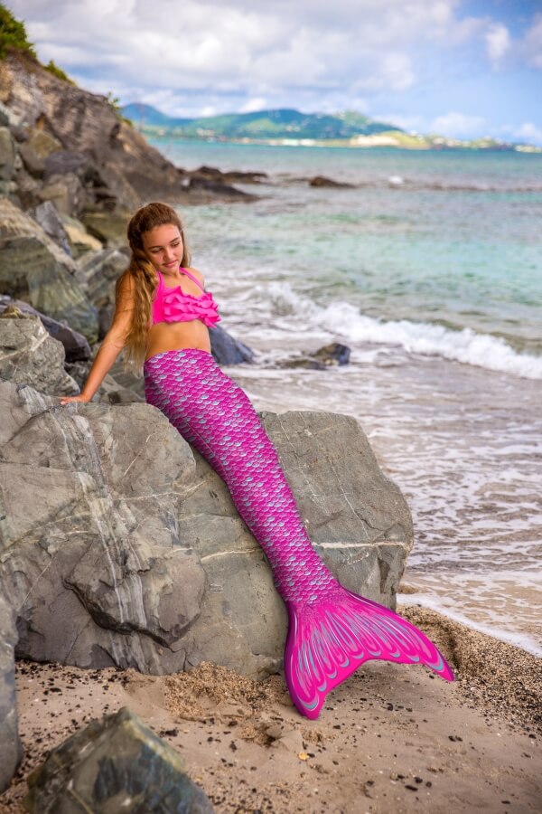FinFun Meerjungfrau Mermaidens, Pinl, L/XL