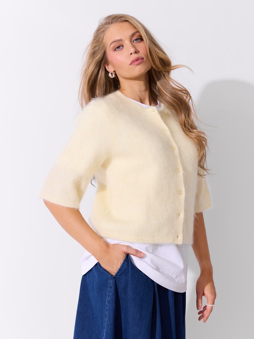 Chloe cardigan Transparent Yellow