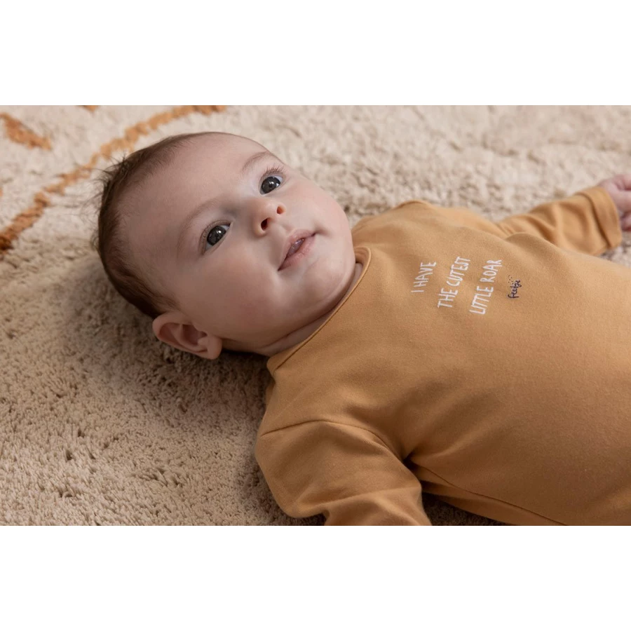 Feetje Langarmshirt Tiny Roar Camel