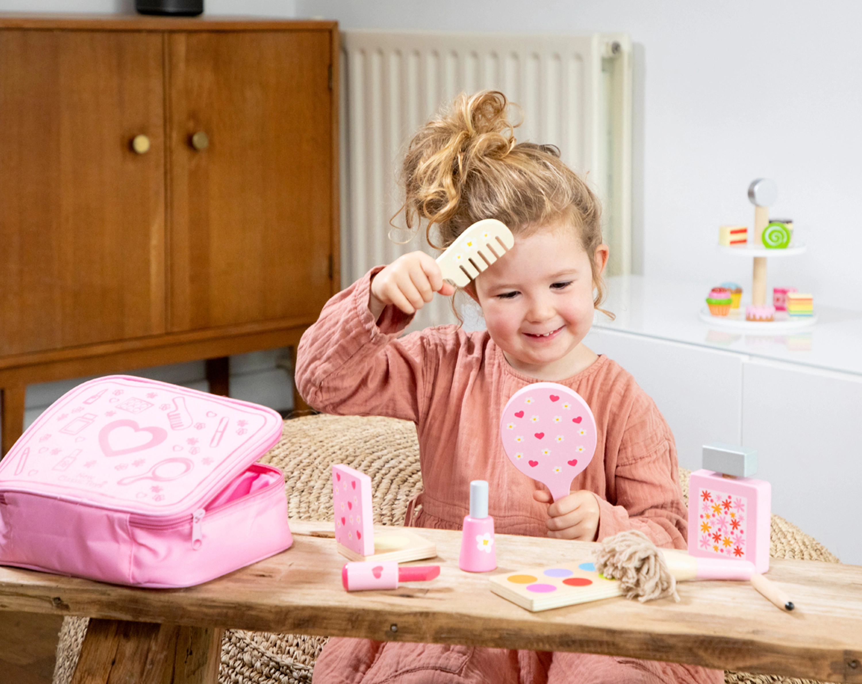 Spiel-Set BEAUTY-TASCHE 11-teilig in rosa