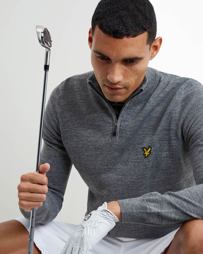 Lyle & Scott  GOLF QUARTER ZIP PULLOVER