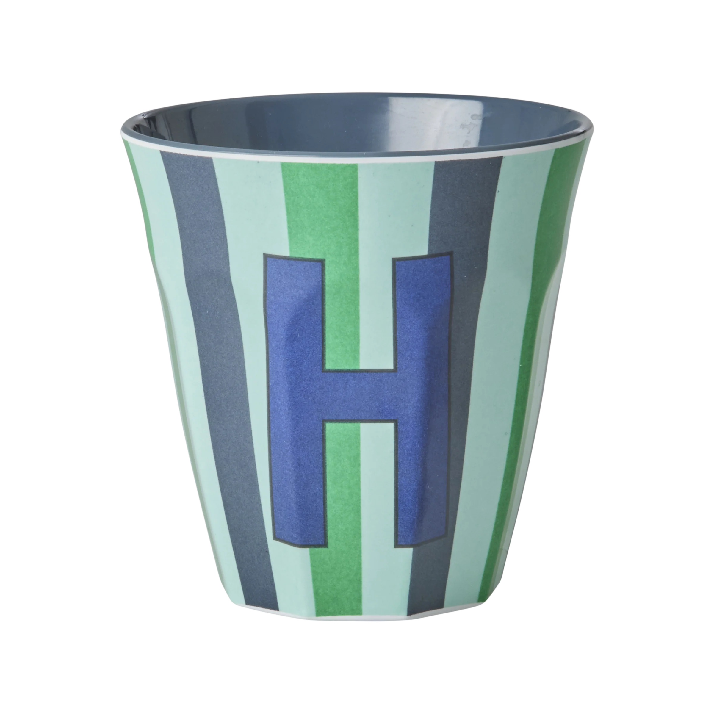 RICE  Melamine Alfabet kop, blå mix - 250 ml.