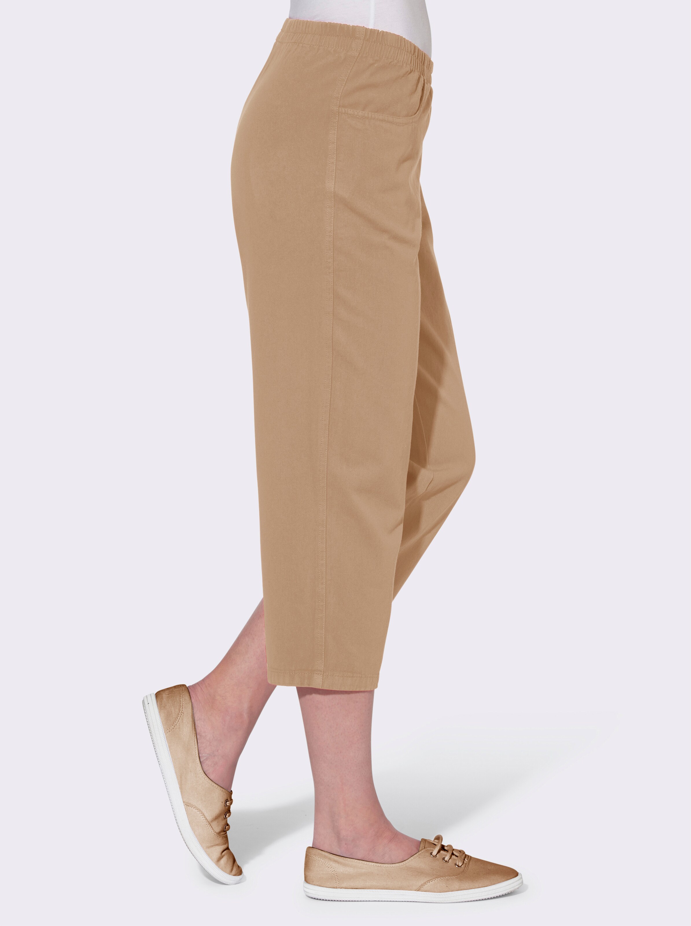 Caprihose aus reiner Baumwolle