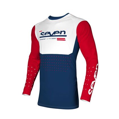 Maillot cross Seven VOX APERTURE 2024 - Rouge / Bleu