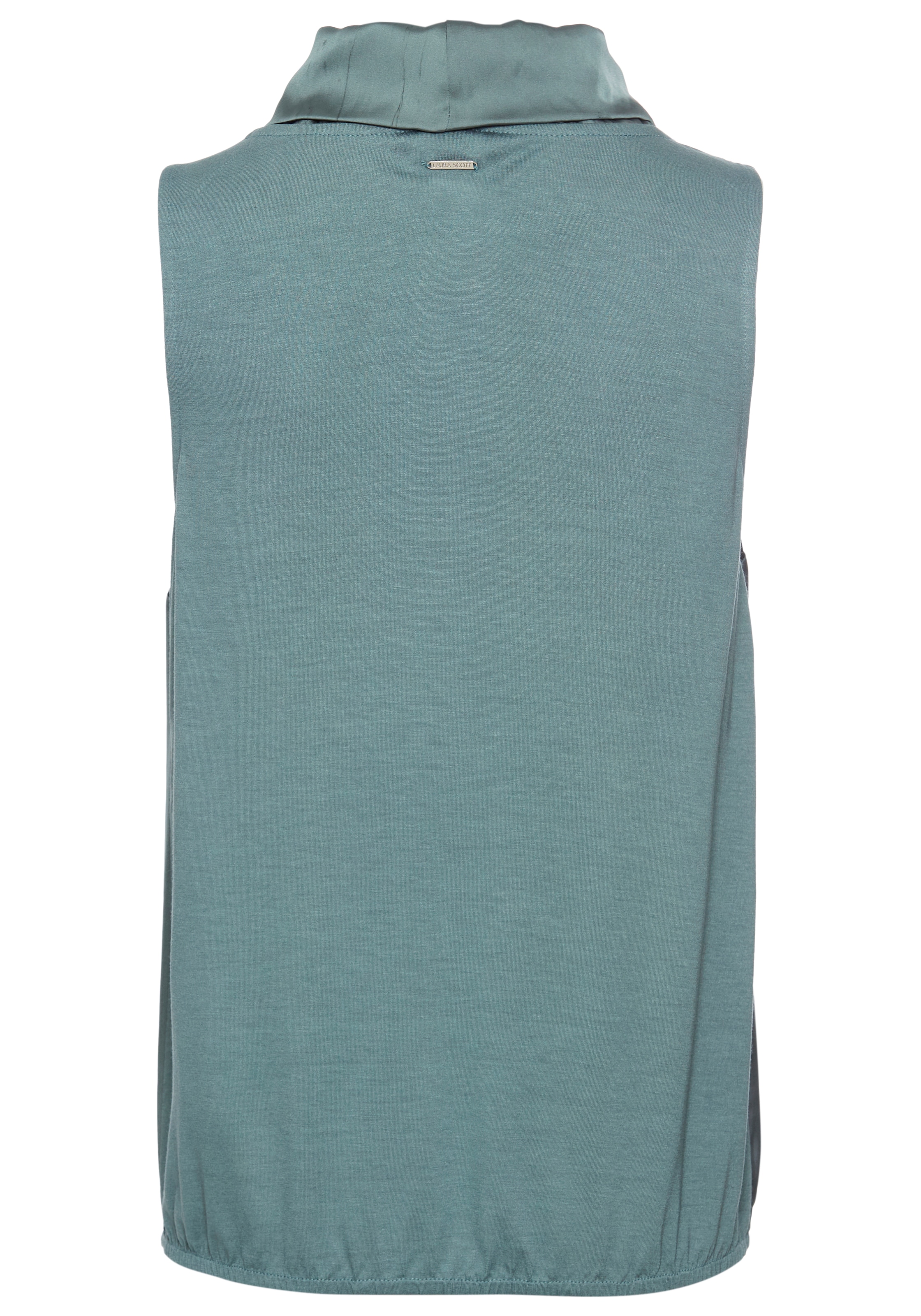 Laura Scott Blusentop , aus Satin und Jersey