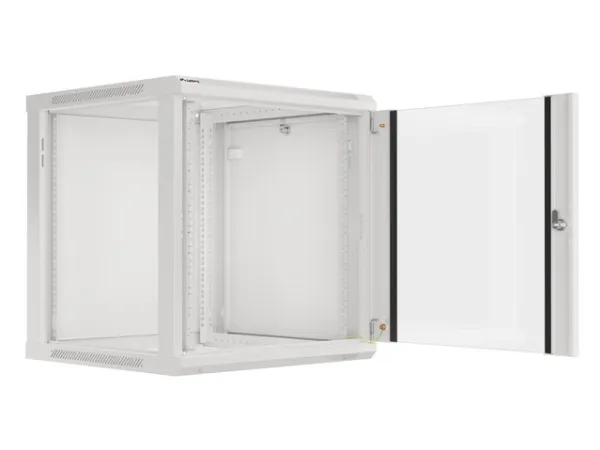 Lanberg - Rack kabinet - vægmonterbar - grå, RAL 7035 - 12U - 19