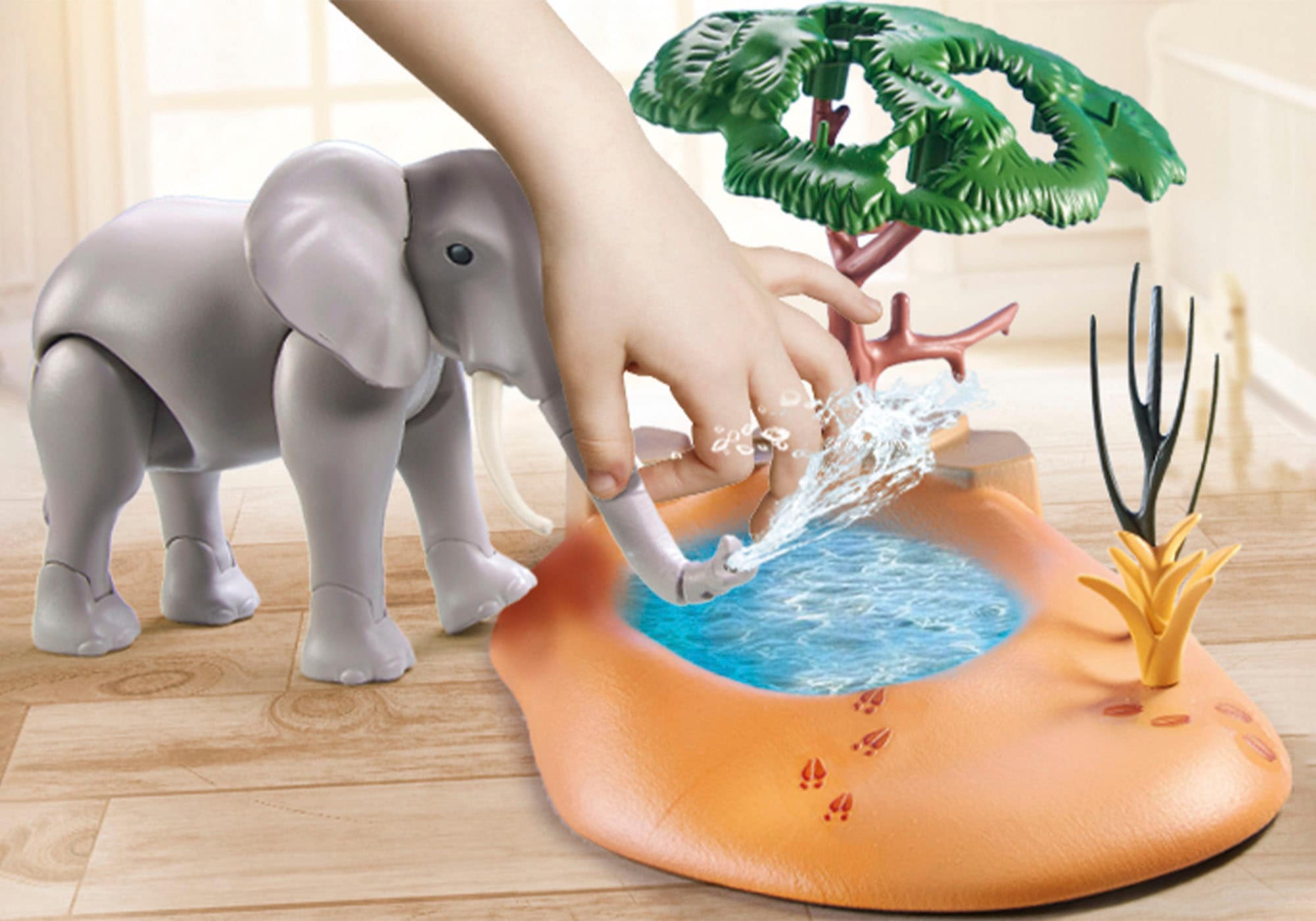 Playmobil® Konstruktions-Spielset »Spritztour zum Wasserloch (71294), Wiltopia« teilweise aus recyceltem Material; Made in Europe