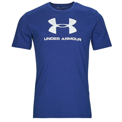 Under Armour - SPORTSTYLE LOGO SS - Bleu / Blanc / Blanc