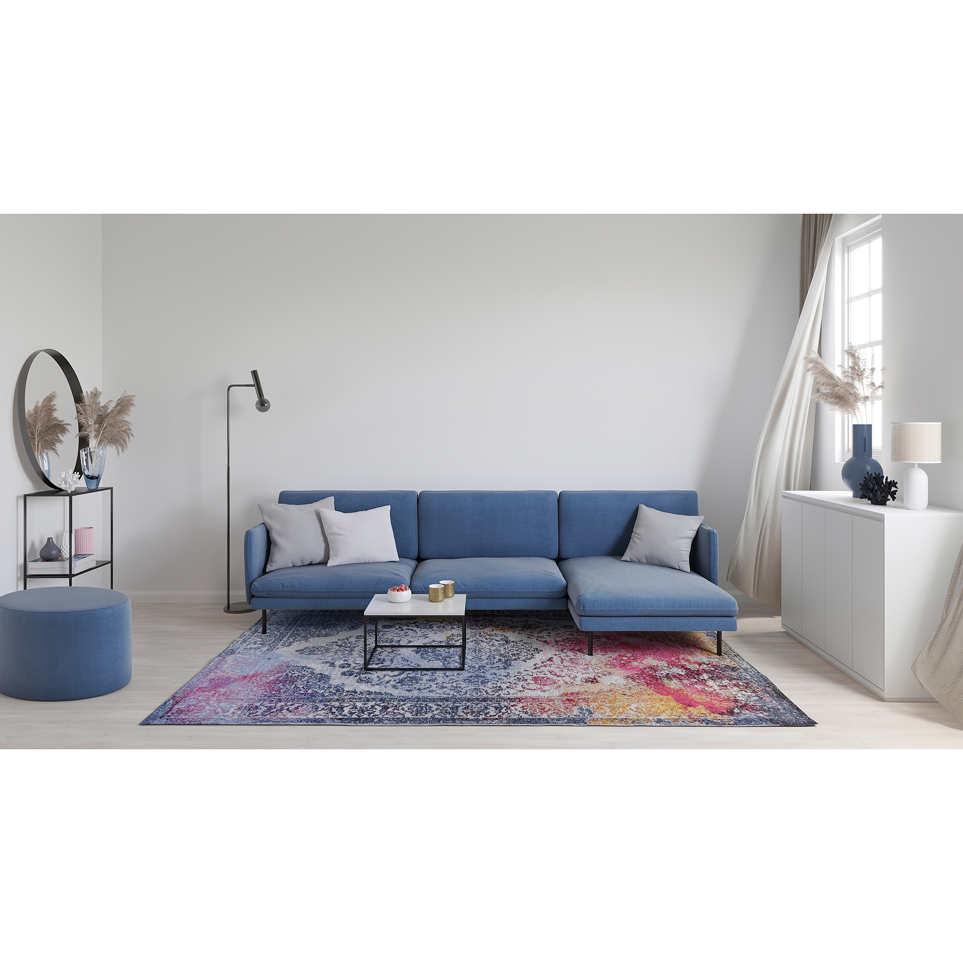 Teppich COSIMA - bunt - 160x230 cm