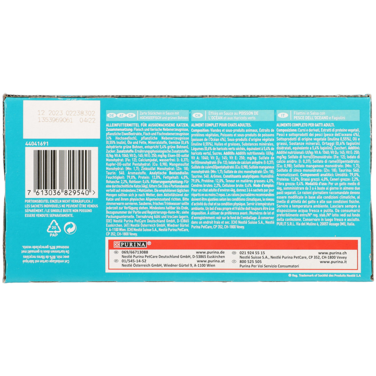 Purina ONE Adult Ozeanfisch 12x85g