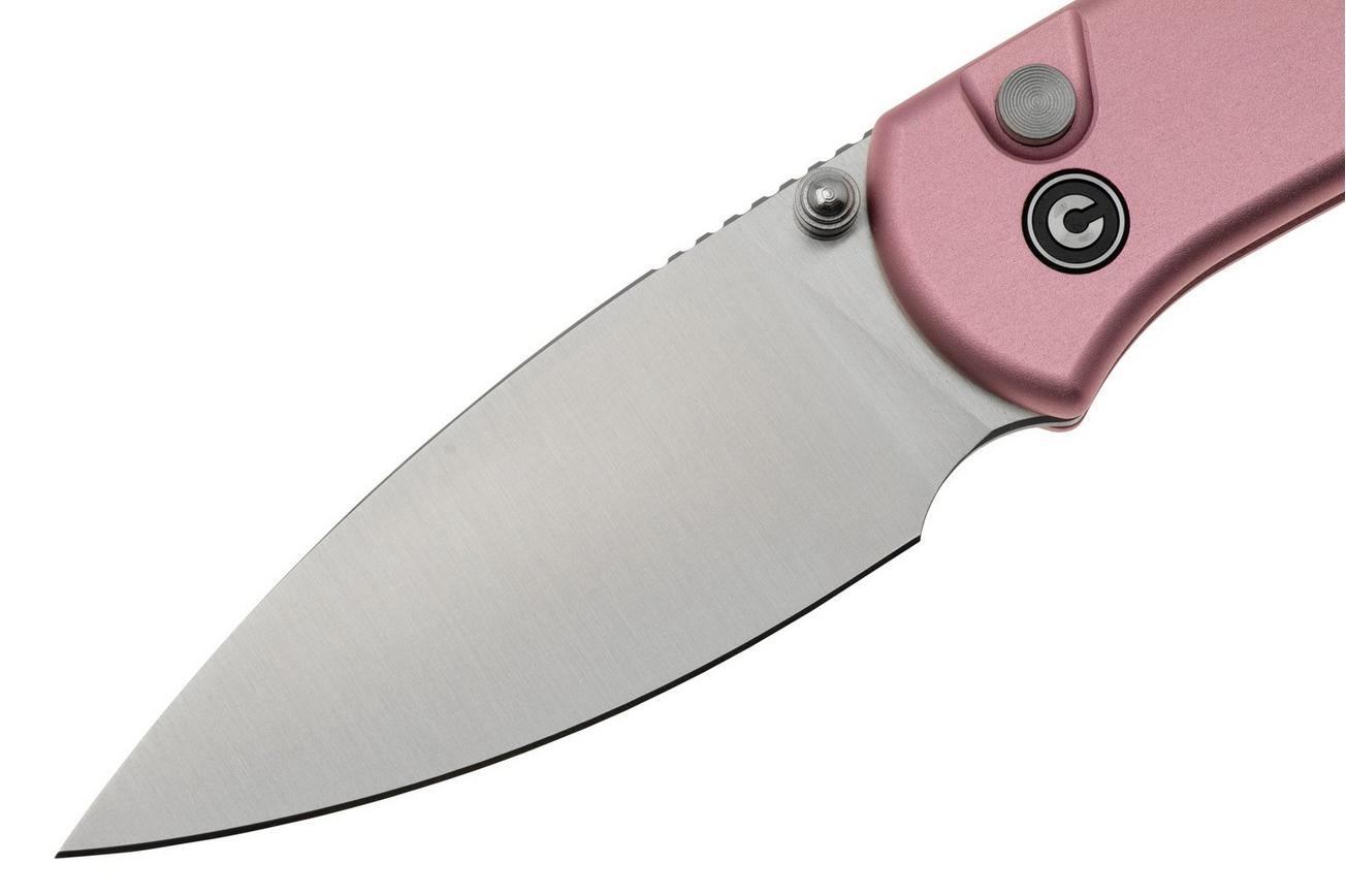 Civivi Qubit C22030E-5 Pink Aluminium, zakmes