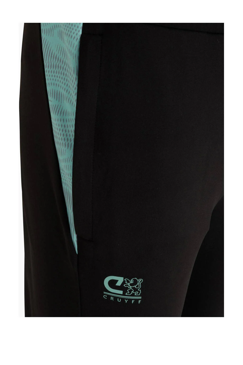 Cruyff sportbroek Mellitezwart/blauw