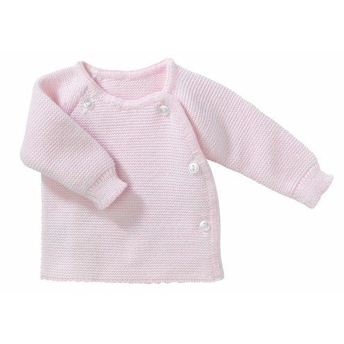 Brassière maille rose naissance - BEBE9 CREATION