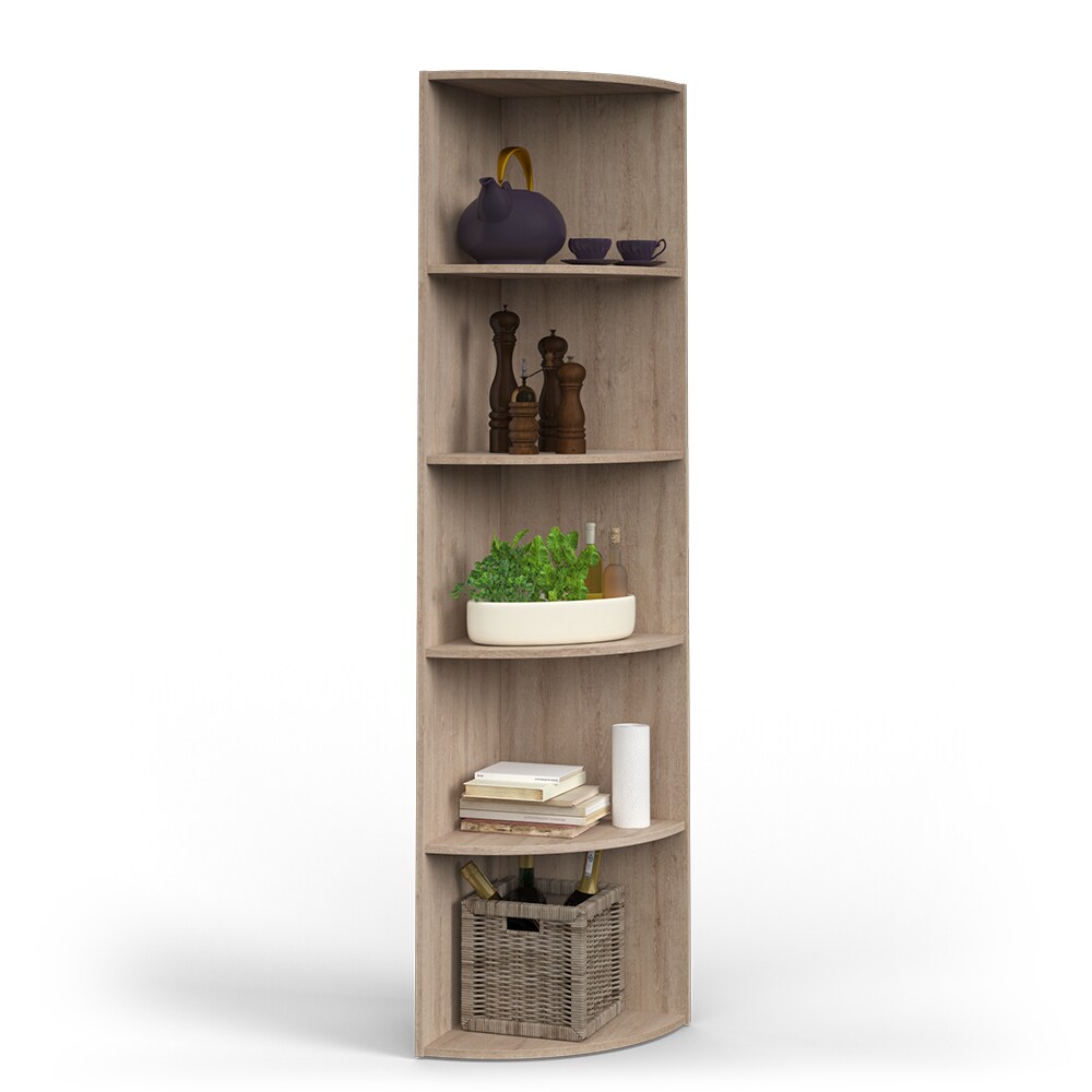 VICCO Eckregal ECKI 180 x 40 cm Eiche Sonoma - Küchenregal Badregal Wohnzimmer