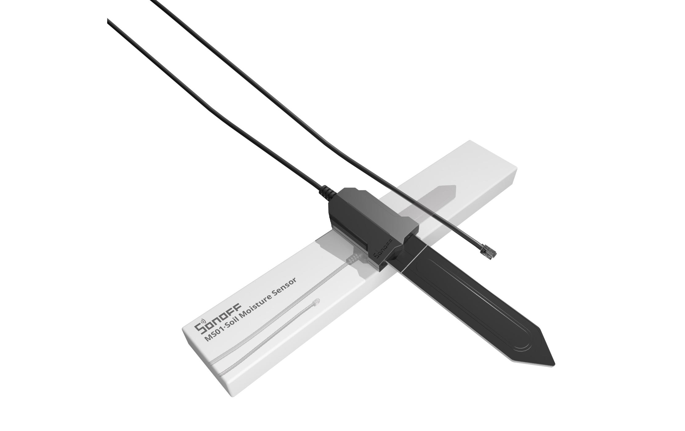 Feuchtigkeit Sensor MS01, IP55Intelligenter Pflanzen Bodenfeuchtesensor mit 50 cm langem Kabel und RJ9 Verbindung