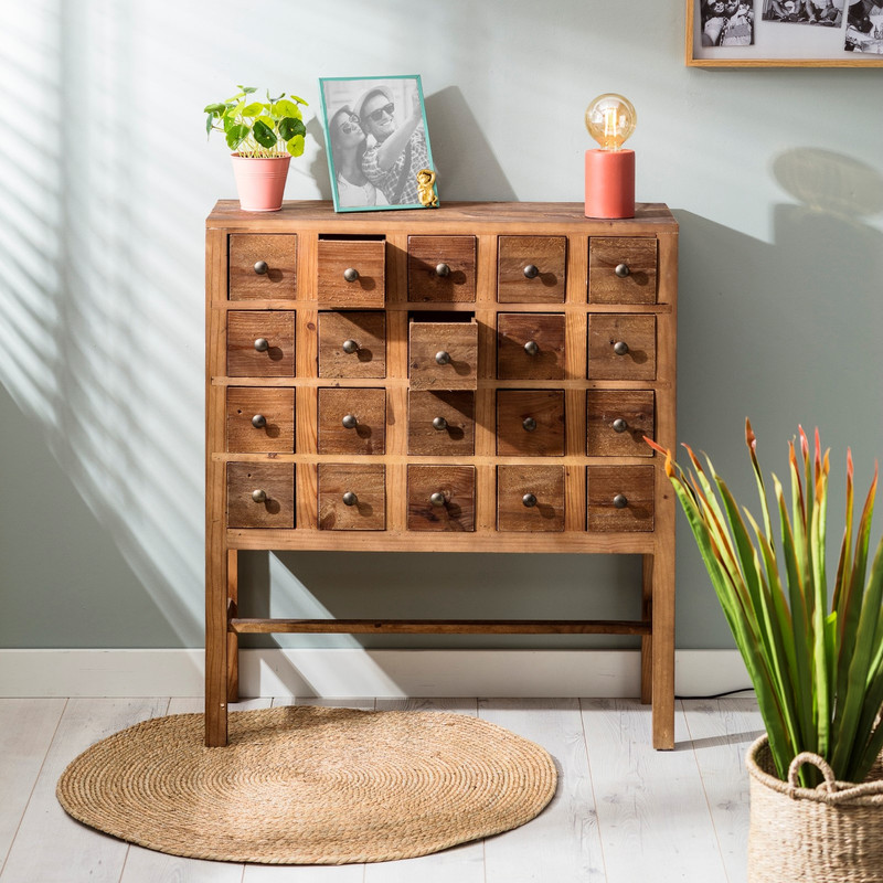 Vloerkleed riet - naturel - 87 cm