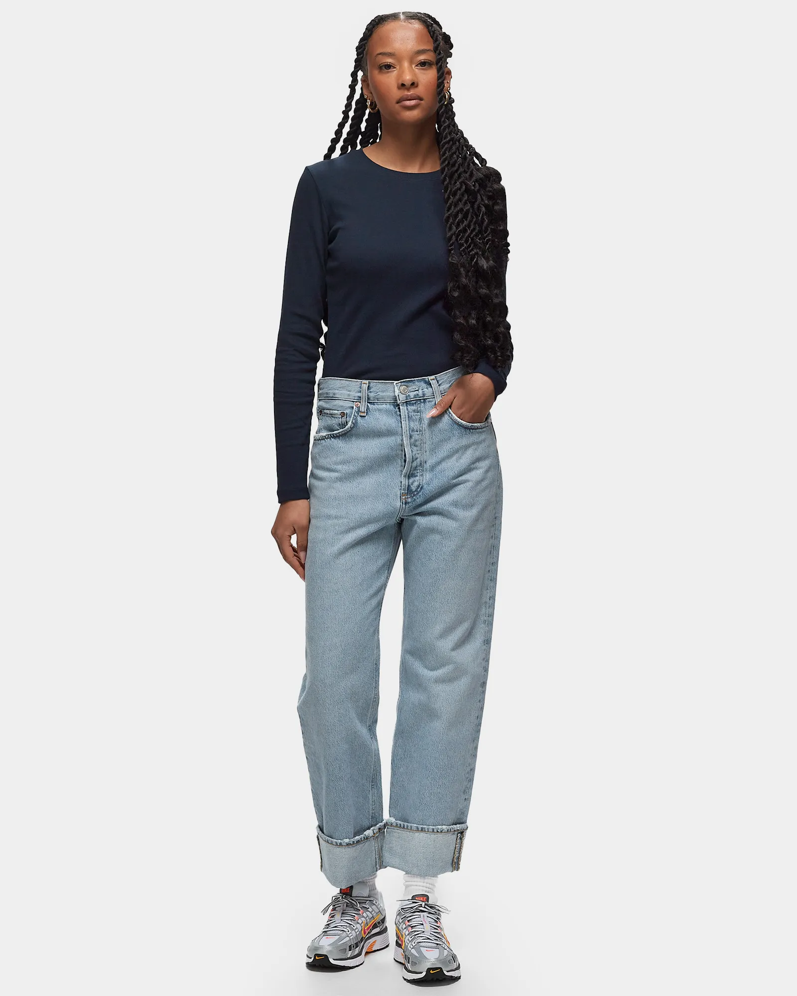 AGOLDE fran jean in force (organic cotton)