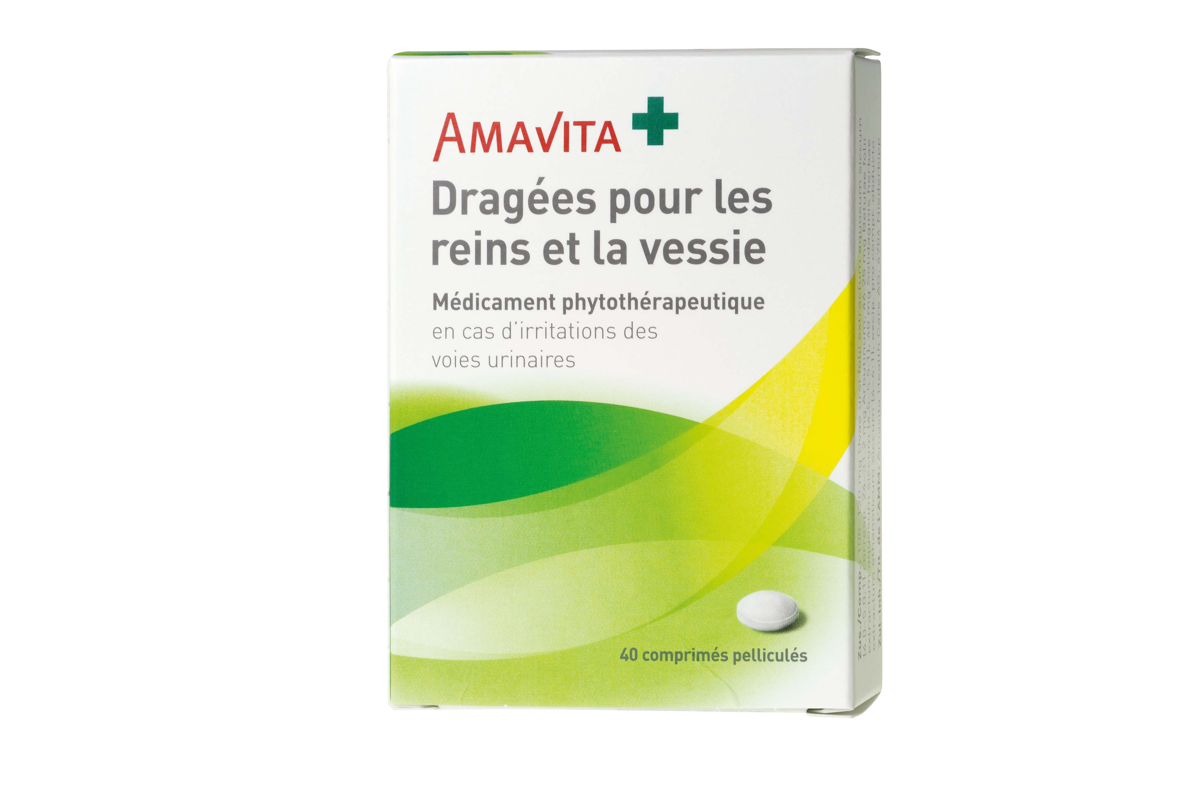 Amavita Nieren- und Blasendragées Filmtabl Blist 40 Stk