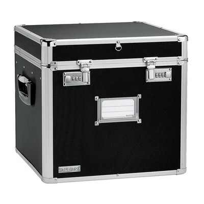 Leitz Hängemappbenbox Alu, 36.5 x 36.5 x 34 cm, schwarz
