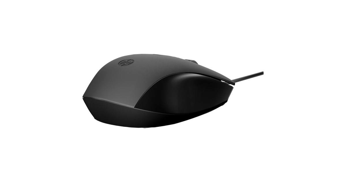 HP150 muis met kabel  (Zwart, 1600 dpi)