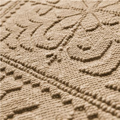 Tapis de bain décor jacquard - 1500 g/m²