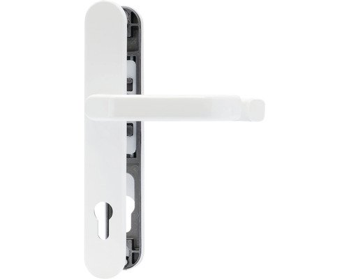 Beschermbeugel voor smalle frames Abus deurkruk/hendel SRG92N wit