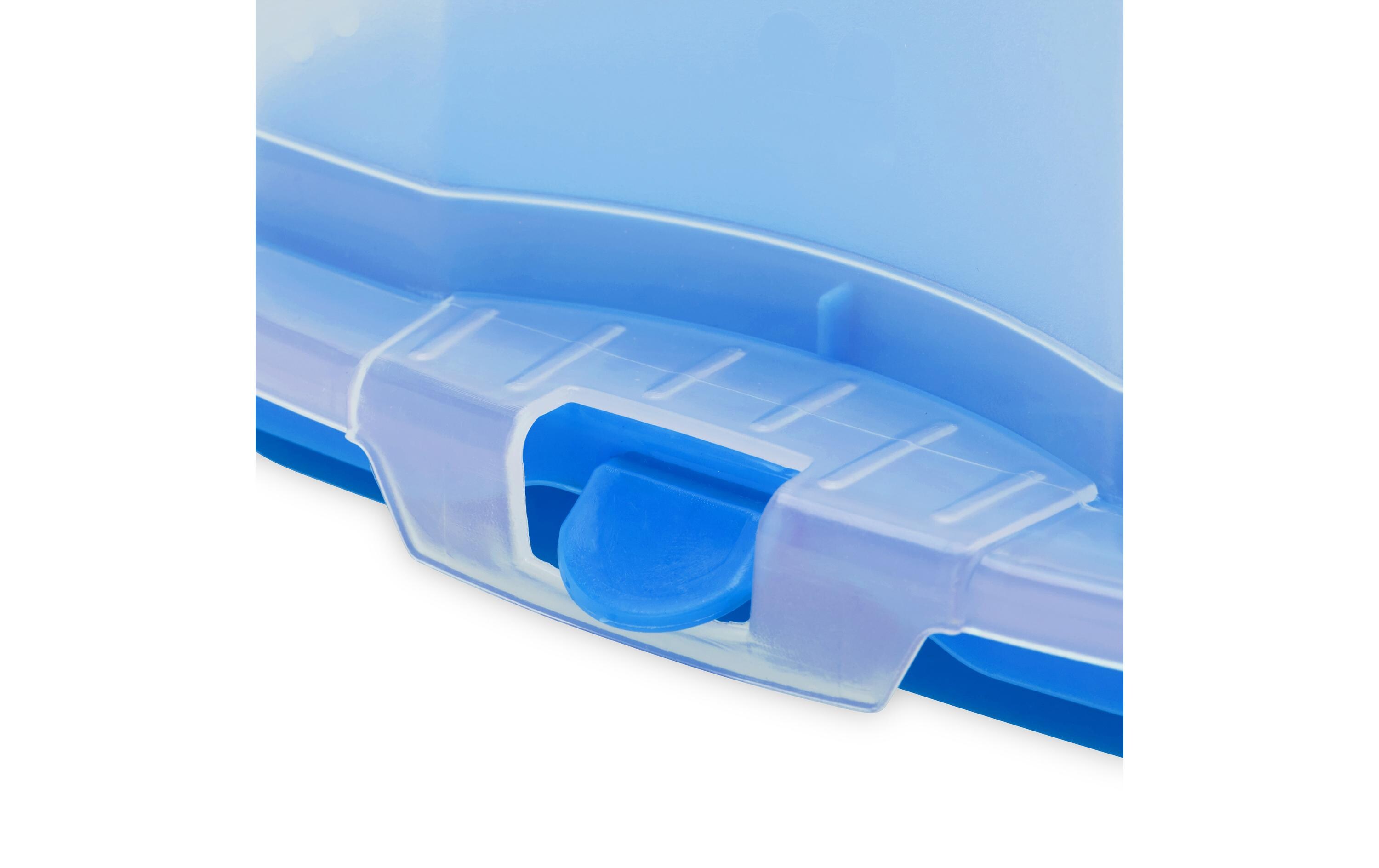Cakebutler Blau/TransparentKuchenträger mit abnehmbarer Haube