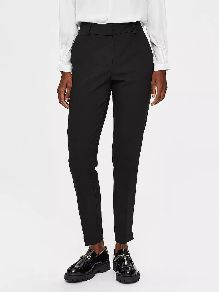 SELECTED FEMME Hose Slim Fit schwarz
