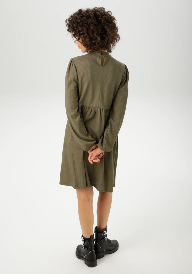 Aniston CASUAL Jerseykleid aus strukturierter, elastischer Crepé-Qualität - NEUE KOLLEKTION