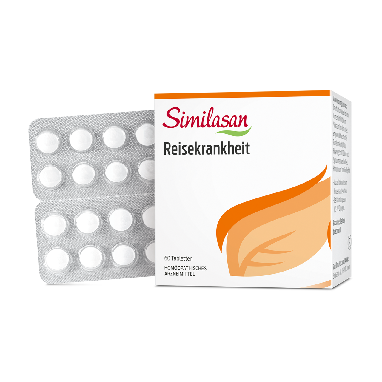 SIMILASAN Reisekrankheit<br>60 Stück, Blister, Tablette