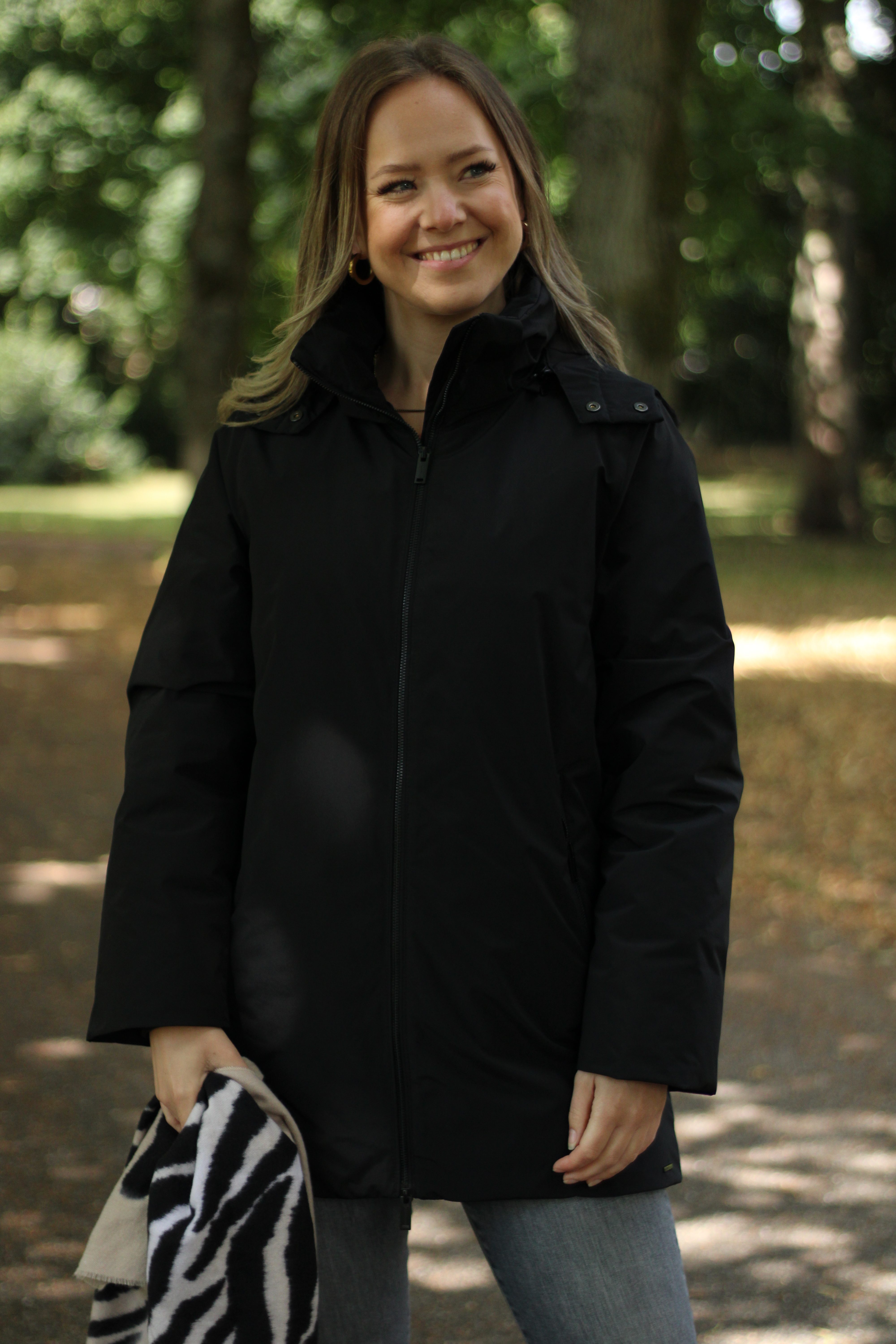 Rino & Pelle - Belinda Padded Jacket With Detachable Hood - Black